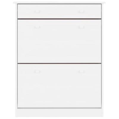 Schoenenkast ALTA 77x35x96 cm massief grenenhout wit Schoenenkast ALTA 77x35x96 cm massief grenenhout wit