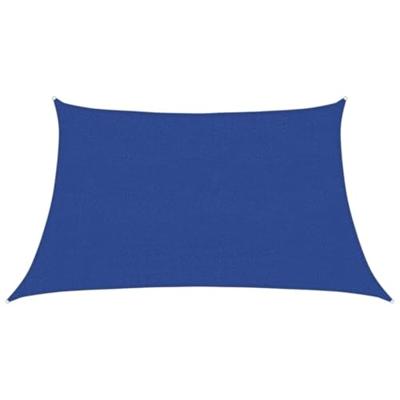 Zonnezeil 160 g/m 3/4x2 m HDPE blauw Zonnezeil 160 g/m 3/4x2 m HDPE blauw