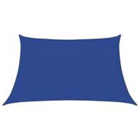 Zonnezeil 160 g/m 3/4x2 m HDPE blauw - thumbnail