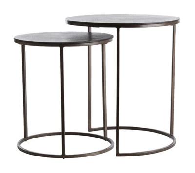 Light & Living Bijzettafel 'Talca' Set van 2 stuks, kleur Donkerbruin Light & Living Bijzettafel 'Talca' Set van 2 stuks, kleur Donkerbruin