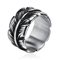 Mendes Jewelry Ring voor Mannen - Veer Zilver-19mm - thumbnail
