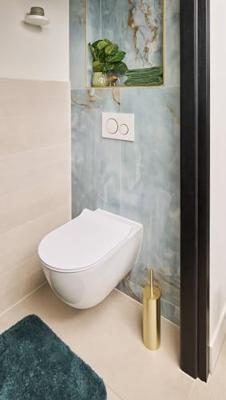 Ben Rundo 3-delige toiletset Geborsteld messing