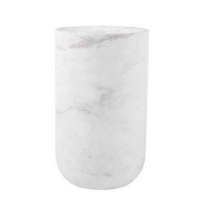 Zuiver Vaas 'Fajen' Marmer, 25cm hoog, kleur Wit Zuiver Vaas 'Fajen' Marmer, 25cm hoog, kleur Wit
