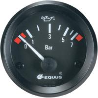 Equus 842095 Inbouwmeter (auto) Oliedrukweergave Meetbereik 0 - 7 bar Standart Geel, Rood, Groen 52 mm - thumbnail