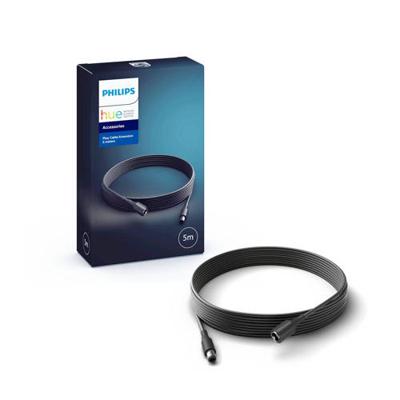 Verlengbare Kabel Philips 5 m Zwart