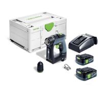 Festool CXS 12 2,5-Plus Accu Schroefboormachine 12V 2.5Ah in Systainer - 576864 - thumbnail