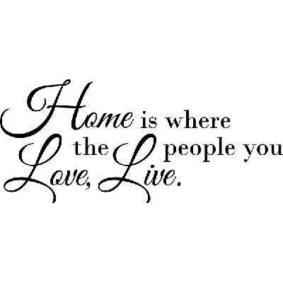 The people you love - Muursticker The people you love - Muursticker