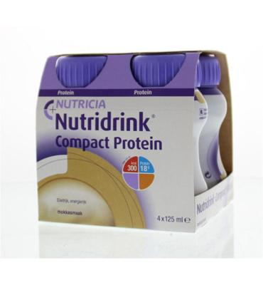 Nutridrink Compact protein mokka 125ml 4 Stuks