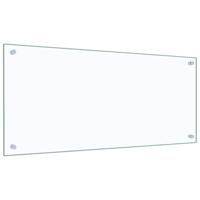VidaXL Spatscherm keuken 90x40 cm gehard glas transparant - thumbnail