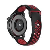 Garmin Vivoactive 4 / 4L - Sport Edition Siliconen band - Zwart + rood - thumbnail