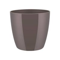 Elho brussels diamond bloempot rond 30 cm oyster pearl - thumbnail