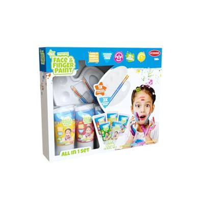 Gezicht en vingerverf 2-in-1 set