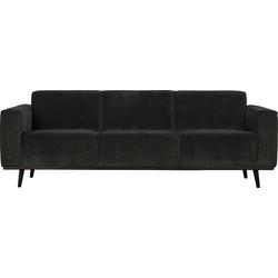 WOOOD Bank 3-zits 'Statement' Rib, kleur Graphite