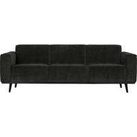 WOOOD Bank 3-zits 'Statement' Rib, kleur Graphite - thumbnail