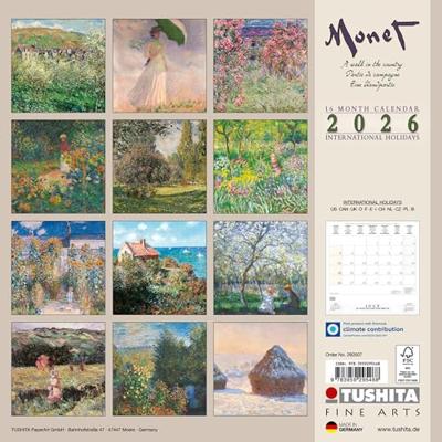 Monet A Walk in the Country Kalender 2026