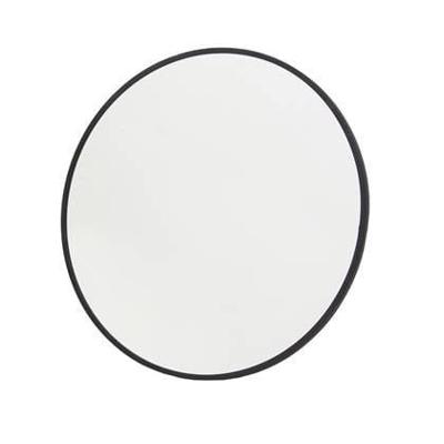 Giga Meubel - Spiegel Rond - Zwart Metaal - 55x3x55cm - Rosie