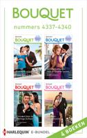 Bouquet e-bundel nummers 4337 - 4340 - Abby Green, Caitlin Crews, Clare Connelly, Dani Collins - ebook - thumbnail