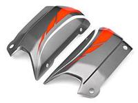 Baja 5b buggy painted lower body (gray/white/red) - thumbnail