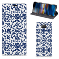 Sony Xperia 10 Plus Smart Cover Flower Blue - thumbnail