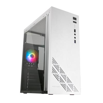 ATX Semi-toren BehuizingMars Gaming MC100W ATX LED RGB Wit