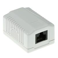 ACT Modulair opbouwdoos unshielded 1-voudig CAT6 - thumbnail