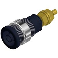 SKS Hirschmann SEB 2600 G M4 Veiligheids-labconnector, female Bus, inbouw verticaal Stift-Ø: 4 mm Zwart 1 stuk(s) - thumbnail