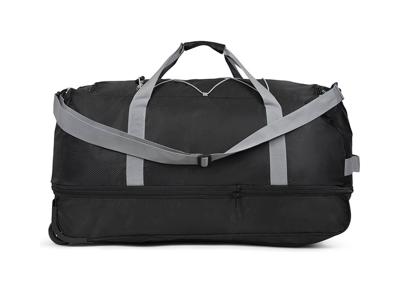 TravelZ Opvouwbare Reistas met Expander 80-95 ltr - Lichtgewicht weekendtas - Uitbreidbaar - Zwart