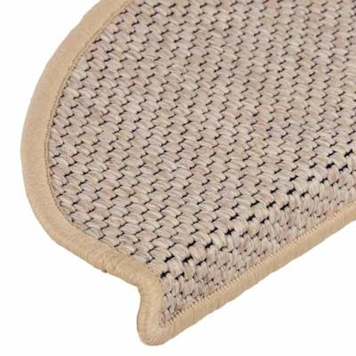 Trapmatten zelfklevend 15 st sisal-look 65x21x4 cm lichtbeige - thumbnail