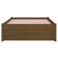 Bedframe massief hout honingbruin 90x200 cm - thumbnail