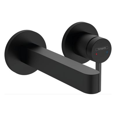 Hansgrohe Wastafelmengkraan Inbouw Finoris 2-gats 168 mm Voorsprong Met Afvoerplug Mat Zwart Hansgrohe Wastafelmengkraan Inbouw Finoris 2-gats 168 mm Voorsprong Met Afvoerplug Mat Zwart