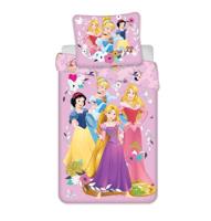 Disney Princess Pink - Dekbedovertrek - Eenpersoons - 140 x 200 cm - thumbnail