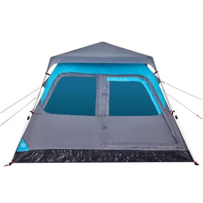 VidaXL Koepeltent 4-persoons snelontgrendeling blauw