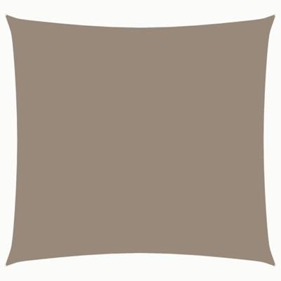 Zonnescherm vierkant 7x7 m oxford stof taupe