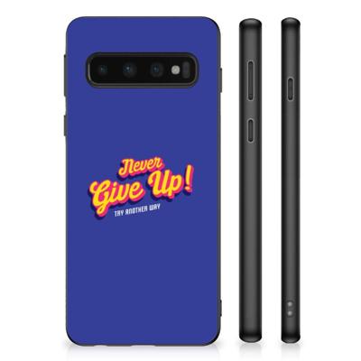 Samsung Galaxy S10 Hoesje met Quotes Never Give Up Samsung Galaxy S10 Hoesje met Quotes Never Give Up