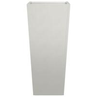 Plantenbak 35x35x75 cm roestvrij staal - thumbnail