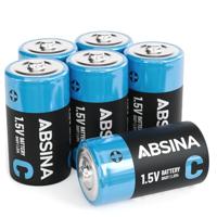 Absina C batterij (baby) Alkaline 6000 mAh 9 V 6 stuk(s) - thumbnail
