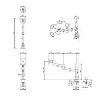 Viewgo 120 - Bureaumontage voor LCD-scherm - staal - wit - thumbnail