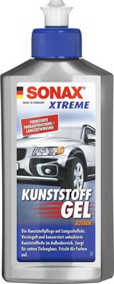 SONAX kunststof onderhoudsmiddel "xtreme kunststoffgel außen nanopro" xtreme plastic gel outside