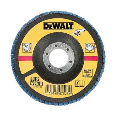 DeWalt Accessoires Lamellen schuurschijf gebogen, Ø125mm, K80 - DT3267-QZ - 10 stuks - DT3267-QZ