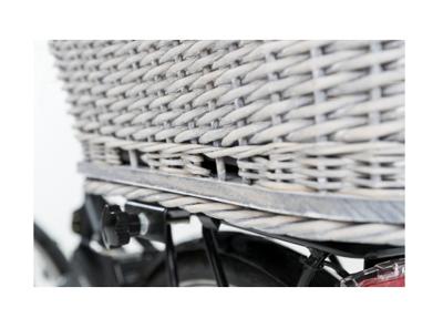 TRIXIE FIETSMAND BAGAGEDRAGER MET ROOSTER GRIJS 55X35X49 CM TRIXIE FIETSMAND BAGAGEDRAGER MET ROOSTER GRIJS 55X35X49 CM