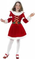 Kleine Miss Santa kostuum elite - thumbnail
