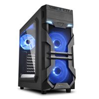 VG7-W - Midtowermodel - ATX - geen voeding - USB/Audio - blauw - thumbnail