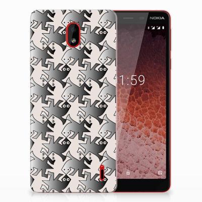 Nokia 1 Plus | TPU Hoesje | Salamander Grey
