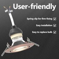 VidaXL Spotje 6 pcs koper 9 x 9 x 2.5 cm metaal - thumbnail