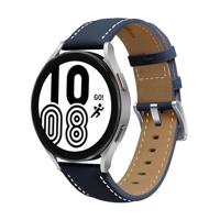 Garmin Vivomove 3 / HR / Luxe / Sport / Style / Trend - Premium Leather bandje - Donkerblauw - thumbnail