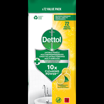 Dettol Doekjes Citrus 72 Stuks bij Jumbo Dettol Doekjes Citrus 72 Stuks bij Jumbo