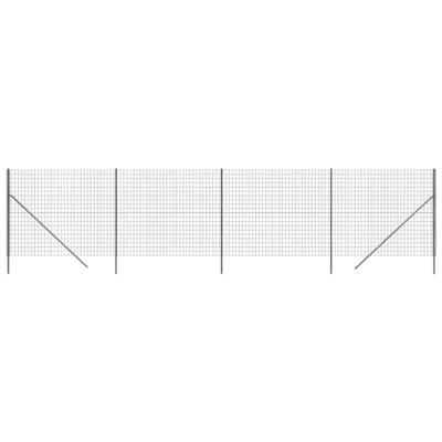 Draadgaashek 2,2x10 m gegalvaniseerd staal antracietkleurig Draadgaashek 2,2x10 m gegalvaniseerd staal antracietkleurig