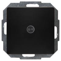 HK05 - bedieningswip enkel met lens, met bevestigingsplaat, mat-zwart - thumbnail