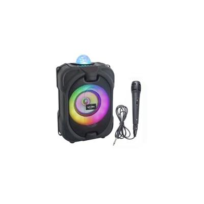 Altoparlante luminoso Bluetooth per karaoke - INOVAALLEY - DANCE CUBE 44 - 150W - Microfono a filo