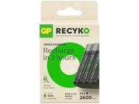 GP Batterijlader USB 2H met 4x2600mA AA batterij - 3503070 - thumbnail